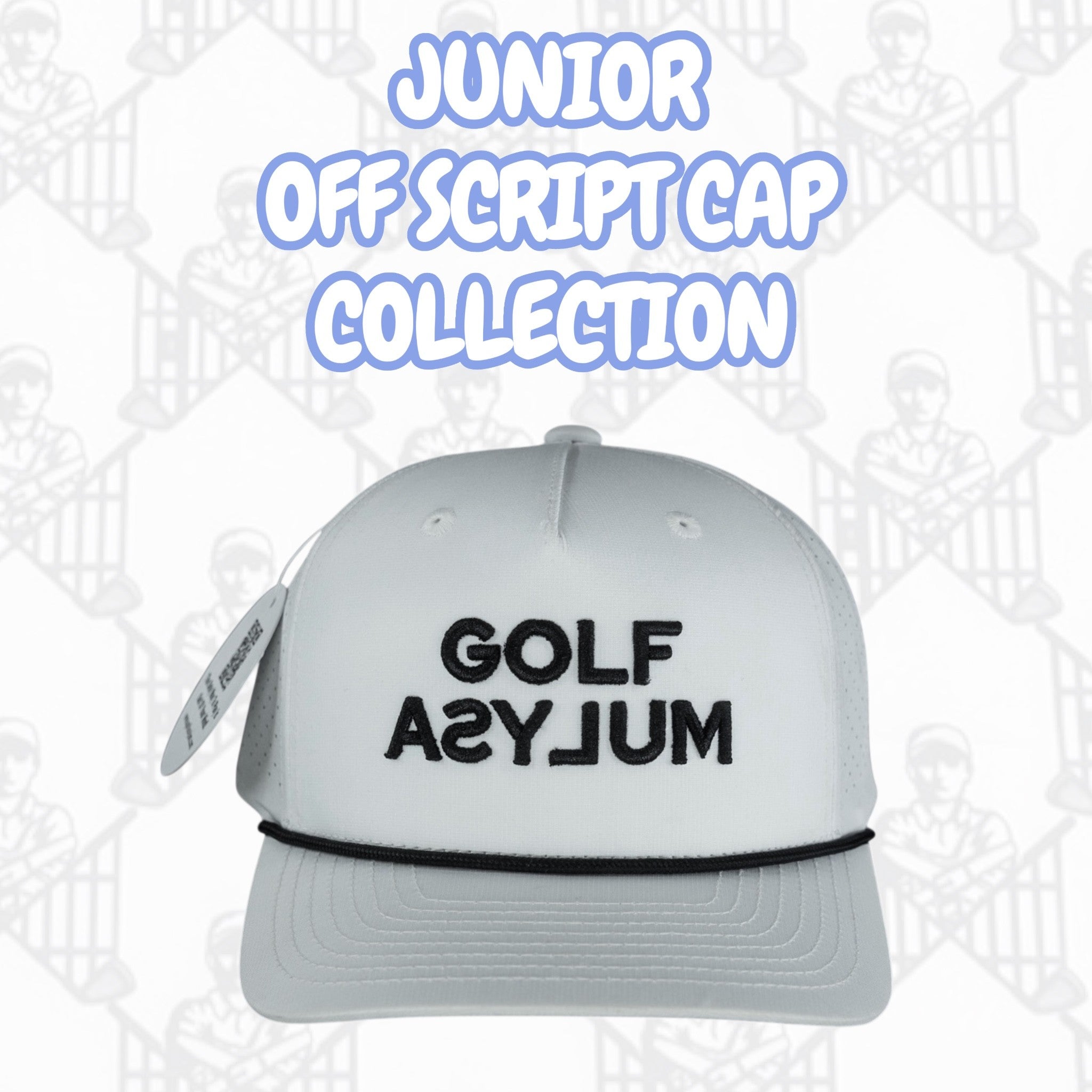 JUNIOR Golf Asylum Off Script Cap Collection