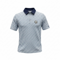 ADULT Ballhead Polo (Electric Blue/White)