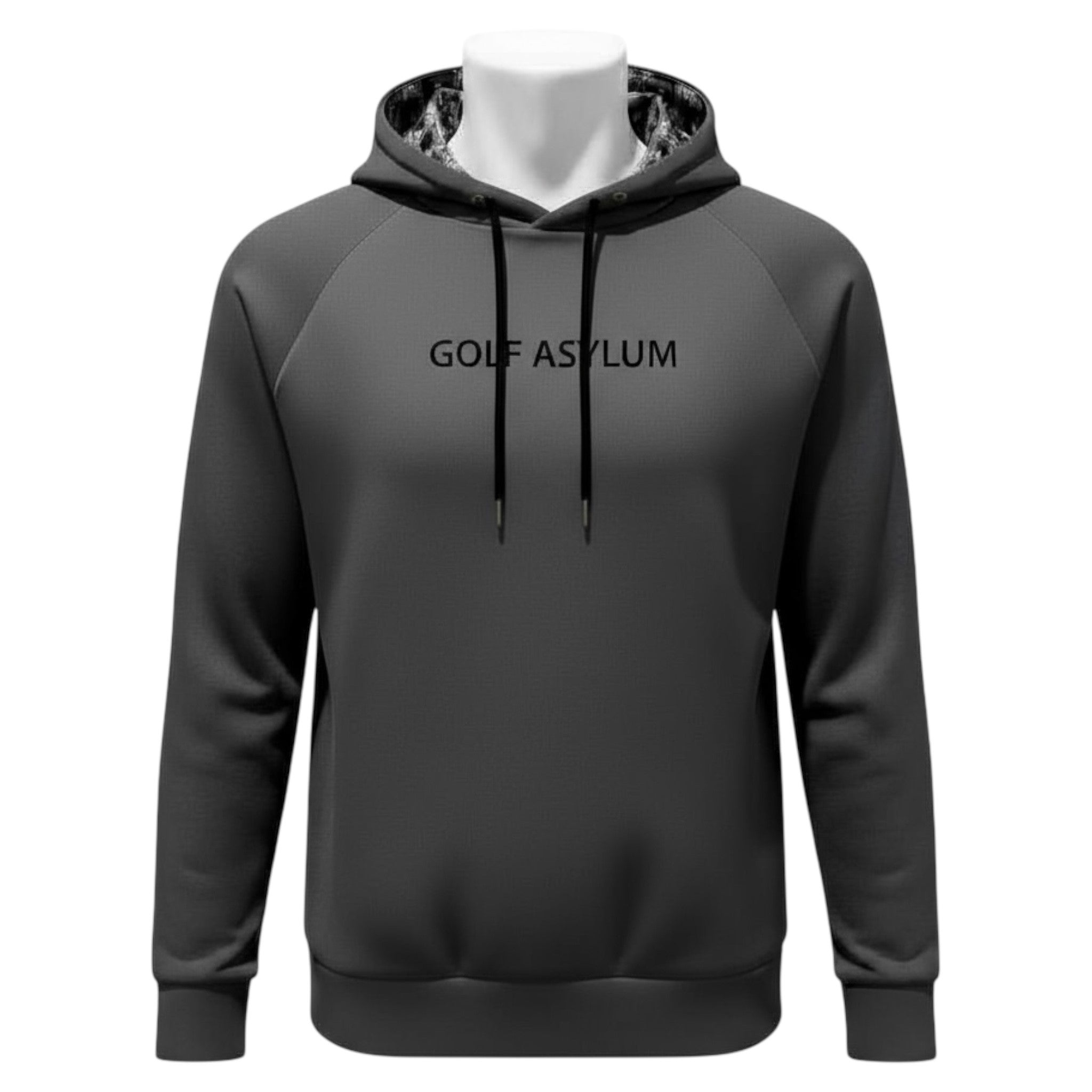 GOLF ASYLUM - 5150 Hoodie (Black/White)