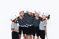 GOLF ASYLUM: Jr Escape Artist Polo (Black/White)