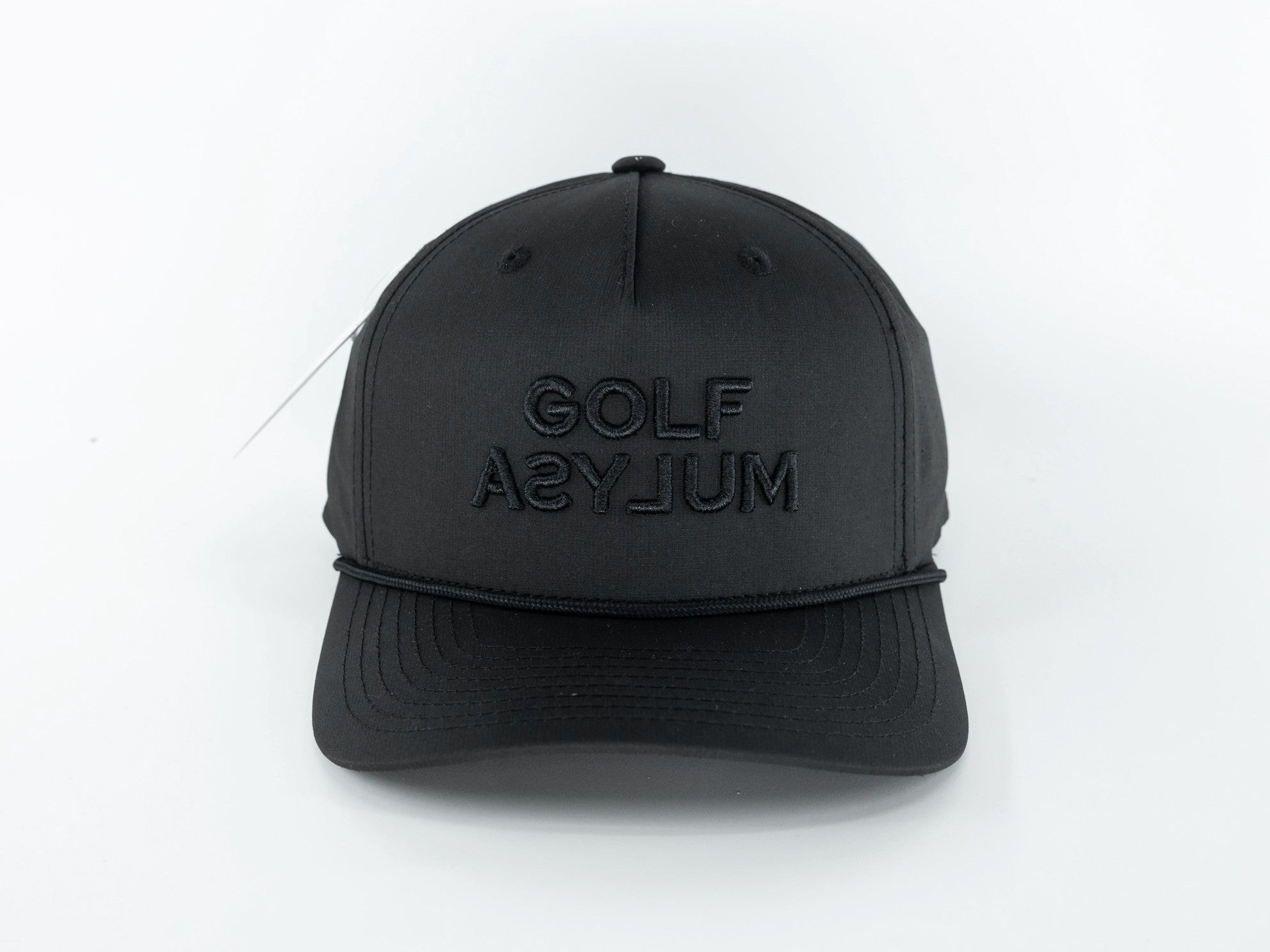 ADULT Golf Asylum Off Script Cap (Black)