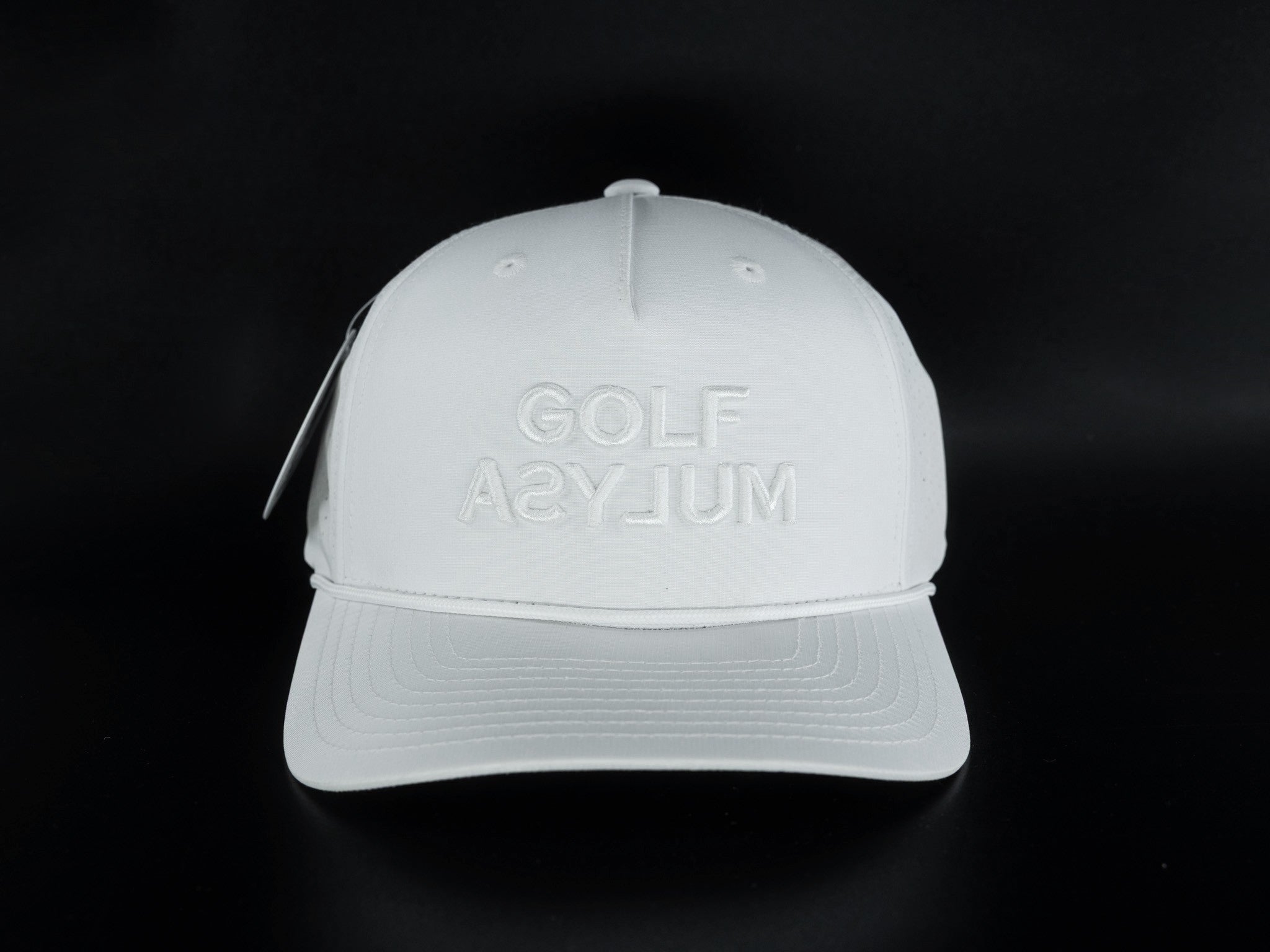 JUNIOR Golf Asylum Off Script Cap (White) – GOLF ASYLUM