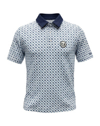 Adult Ballhead Polo (Electric Blue/White)