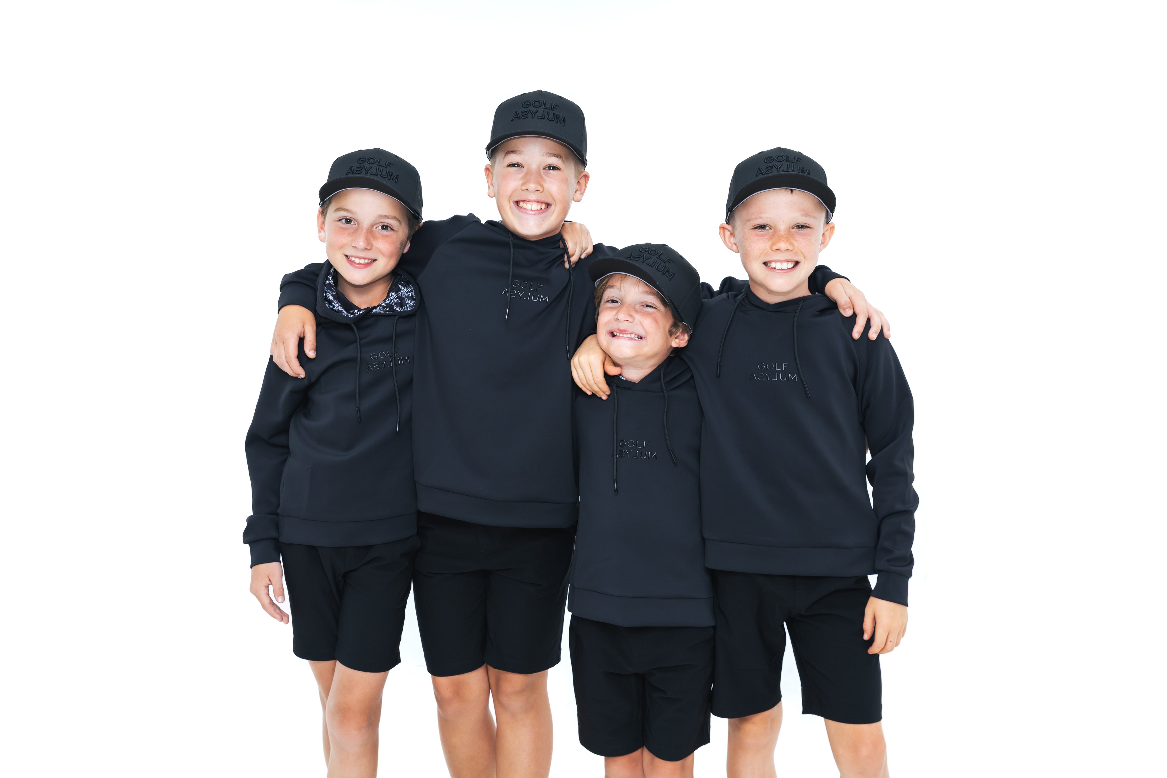 JUNIOR Golf Asylum Off Script Cap (Black)