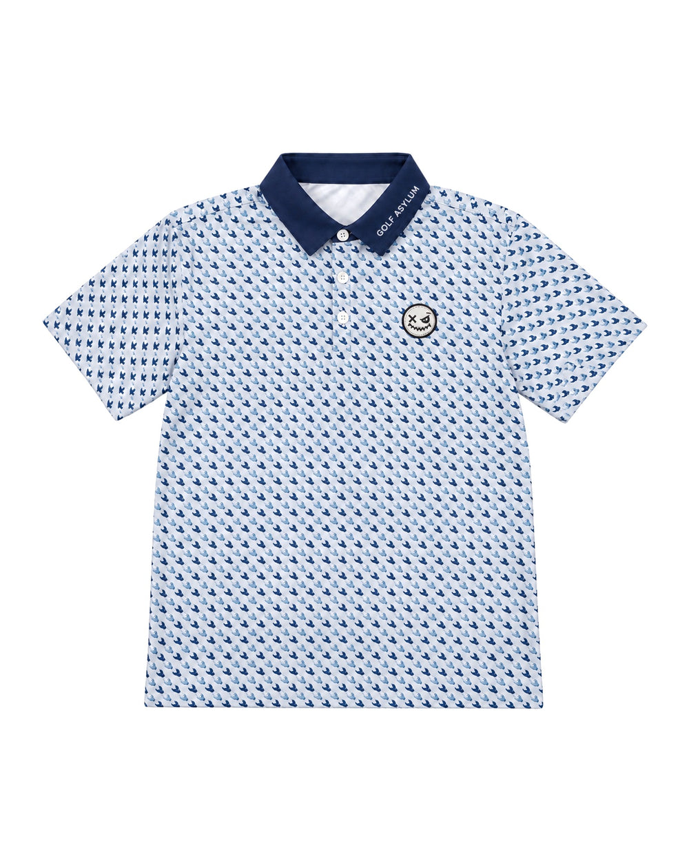 Youth Ballhead Polo, Electric Blue/White
