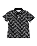 Jr escape artist polo black white