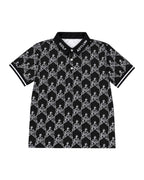 Jr escape artist polo black white