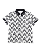 Jr escape artist polo white black