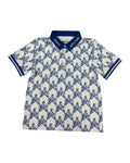 Jr escape artist polo white blue