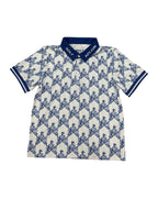 Jr escape artist polo white blue