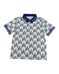 Jr Escape Artist Polo (White/Blue)